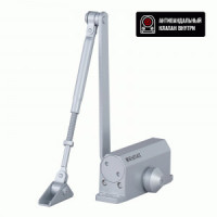 Доводчик дверной БУЛАТ ARCTIC ДД 501/3 A-S (25-85 кг) серебро, морозостойкий (10)