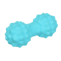 SILAPRO Мяч массажный, сдвоенный, бирюзовый, 13х5.5см, ТРЕ