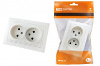 TDM Таймыр роз. СУ 2 мест. 10А бел. (керам. осн.) (10!) SQ1814-0013