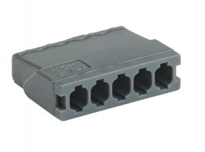 IEK клемма СМК 772-245 компакт. с пастой, 5х2,5мм2, 24А (уп.100шт, цена за шт) UKZ31-245-001