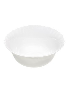 Салатник белый без деколя 15см, 500мл стеклокерамика (кратность 6шт!!!) МФК OLHW-60