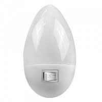 Camelion NL-262 ночник св/д &quot;Яйцо&quot; 0.6W 51x95x65мм 220V пластик/выкл., 15380