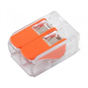 GENERAL клемма СМК 221-412 с рычагом 2х(0,08-4мм2) (уп.100шт, цена за шт) GTER4-02 тип WAGO 800492