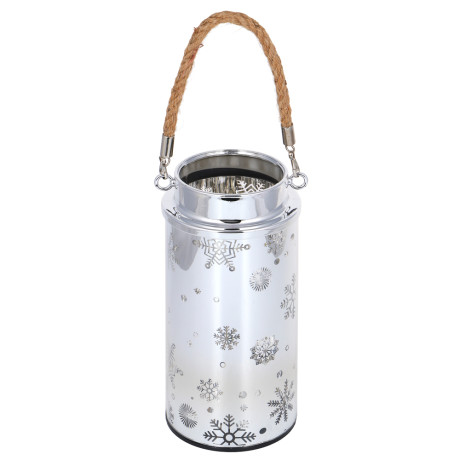 Светильник LED, 11,3x10,3x20 см, стекло, 3xААА