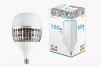 TDM Лампа св/д высокомощ. T-100 100W(9000lm) 6500К 6K E27 220V 150x253мм НАРОДНАЯ SQ0340-1588