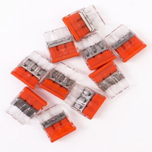 Volsten клемма СМК 2273-203 3х(0,75-2,5мм2) с пастой, 450V 32А (уп.10шт, цена за шт) V02-9W-2273-203