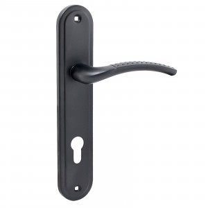 АЛЛЮР Комплект ручек 132-1 85 мм BL матовый черный (20)