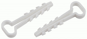 ЭРА дюбель-хомут (5х10мм) для плоского кабеля белый (уп.100шт, цена за уп) NO-224-553 66265