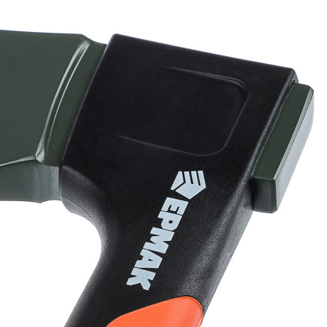 ЕРМАК Набор: топор 950г с фиберглассовой двухкомпонентной ручкой + точилка для топоров и ножей