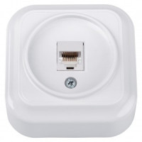Bylectrica Вариант роз. комп. ОУ RJ45 (корп. ABS) белый РК18-5111