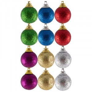 Украшение декоративное "Шарики" (12шт) Волшебная страна