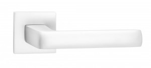 Ручка дверная компл.квадрат.основ. PUERTO Эспрессо SLIM матовый супер белый INAL 542-03 slim MSW