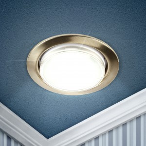 ЭРА св-к встр. под лампу GX53 220V 13W бронза KL35 SB/1 (аналог 646307) 3589