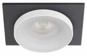 ЭРА MR16 GU5.3 DK96 BK св-к встр. d92х36(врез. d65мм) черный алюм/акрил 6851