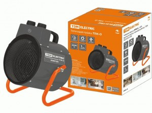 TDM Тепловая пушка ТПК-О, 2 кВт, круглый корпус, терморегулятор, SQ2520-0109