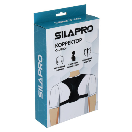 SILAPRO Корректор осанки, M(165-175см), полиэстер, PU, поролон