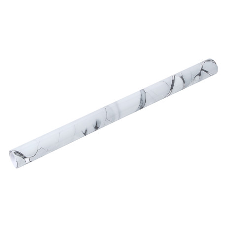 Гибкое стекло тм VETTA Мрамор, 80x120x0,08см, ПВХ, цвет белый с серебром