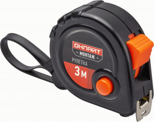 ОНЛАЙТ рулетка  3м x 16мм кл прочн II шк одностр OMT-Ru01-3-16 82974