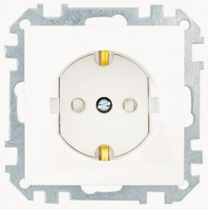 Bylectrica СТИЛЬ мех. роз. земля шторки безвинт. зажим, белый (РС16-541)