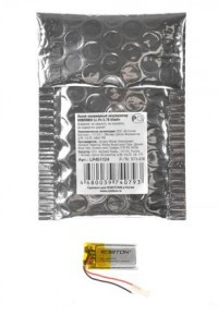 Ак-р Robiton Li-Po LP451124 3.7V 65мАч PK1, 15737