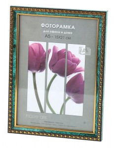 Фоторамка Interior Office пластик 985 10х15 малахит 5986