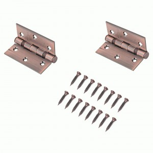 АЛЛЮР 3252(20325) 2BB-FHP AC 2 подш.,ст.медь 80х60 Петля дверная 2шт. (цена за упак,50,10,1)