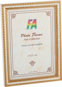Фоторамка FA пластик "Кружево" белый 21х30 1074