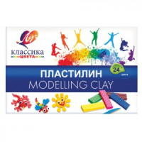 Пластилин ЛУЧ &quot;Классика&quot;, 24 цвета, 480 г, со стеком, картон.уп. 28С 1642-08  997680