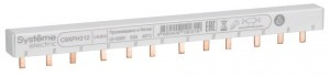 Systeme electric City9 Set шина гребенчатая соед. типа PIN 3P 12 мод. 63А (22см) C9XPH312