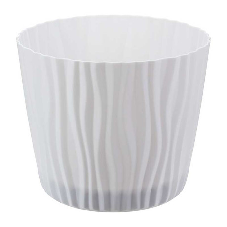 Кашпо ВОЛНА 4л белый М3189 х16