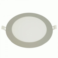 Feron св-к встр. св/д даунлайт 12W 960lm 4000K 4K круг 170x18 серый AL500 51612