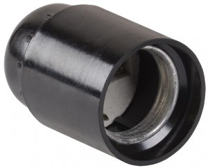 IEK патрон E27 карболит подвесной, черный (инд.уп.) Пкб27-04-К01 EPK10-04-02-K01