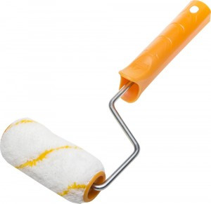 Валик STAYER "MASTER" GIRPAINT ПОЛИАКРИЛ малярный в сборе, ворс 10мм, бюгель 6мм, 30х100мм