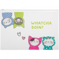 Папка на молнии M&amp;G So Many Cats A5 180 мкм Арт.1550840