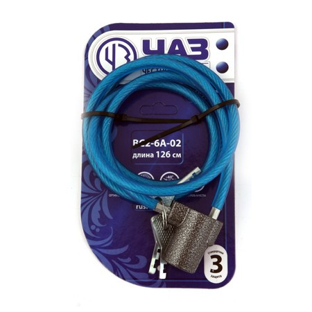 Замок вис ВС2-6А-02 "велосипедный" (длинный! -126см) Чебоксары  \18