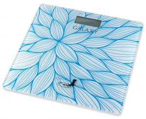 Весы напольные эл. Galaxy GL-4805 (стекло) 180кг дел.100гр, сенсор, CR2032 в компл.