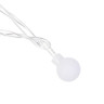СНОУ БУМ Гирлянда эл. вьюн 4м, 20LED, шар 1,6см, белый, пост. свечение, ПВХ прозрачный, 220В