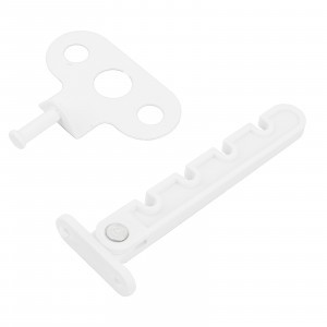 Ограничитель открывания окна ЛДМ L-110 мм белый  (400,100,10!!!)