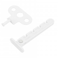 Ограничитель открывания окна ЛДМ L-110 мм белый (400,100,10!!!)