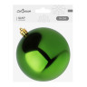 СНОУ БУМ Шар 10см пластик, зеленый, 26-239