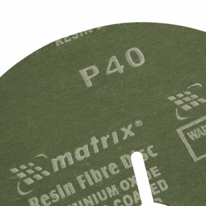 Круги фибровые 5 шт, Р 40, 180 х 22 mm Matrix