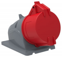 IEK MAGNUM розетка силовая CEE стационарная ССИ-125 3Р+РЕ+N 32А 380В IP44 PSN12-032-5