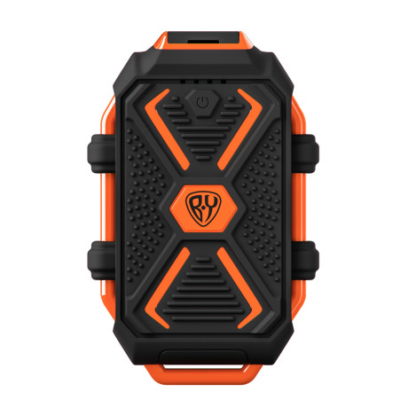 BY Аккумулятор мобильный, 10000 мАч, USB, 2А, защита IP67, фонарик, Чёрный