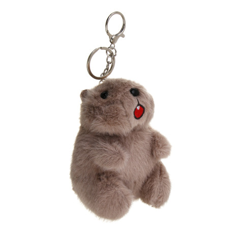 ИГРОЛЕНД Игрушка мягкая "Орущий суслик" с подвесом, 12 см, звук, 3xLR44, полиэстер, 2 дизайна