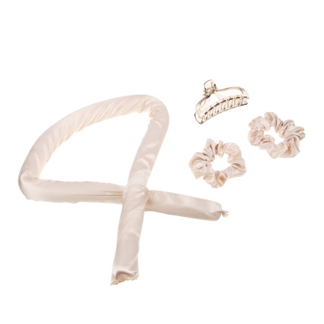 ЮНИLOOK Набор для завивки локонов (бигуди-лента, 2 резинки, краб), полиэстер, 3 цвета, ACS25-20