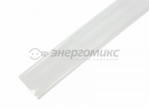 REXANT термоусадка трубка ТУТ Н-1, 25.0/ 2.5 мм 1м прозрачная цена за шт (10!), 22-5009