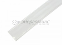 REXANT термоусадка трубка ТУТ Н-1, 25.0/ 2.5 мм 1м прозрачная цена за шт (10!), 22-5009