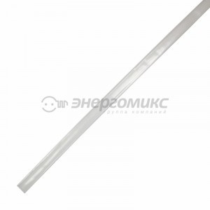 REXANT термоусадка трубка ТУТ клеевая 24/8мм (3:1) 1м прозрачная, цена за шт (5!), 26-2409