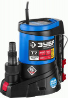 Насос ЗУБР &quot;ПРОФЕССИОНАЛ&quot; Т7 АкваСенсор погруж дренаж д/чист воды,мин.ур 1мм,пропуск сп-ть 100л/мин