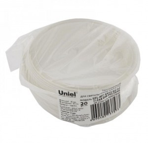 Uniel Термокольцо для монтажа свет-ков GX53/H2 прозр, кратно 20 шт!  UFL-R01 GX53/85/95 CLEAR 020